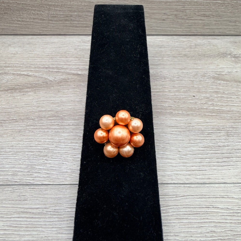 Elegant‎ Orange Brooch